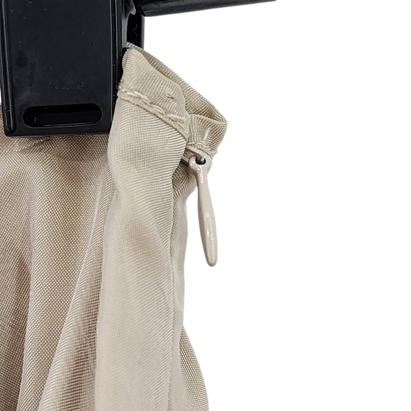 Lilith Women's Cupro Lace Applique Midi Skirt Tan Large - Picture 5 of 7